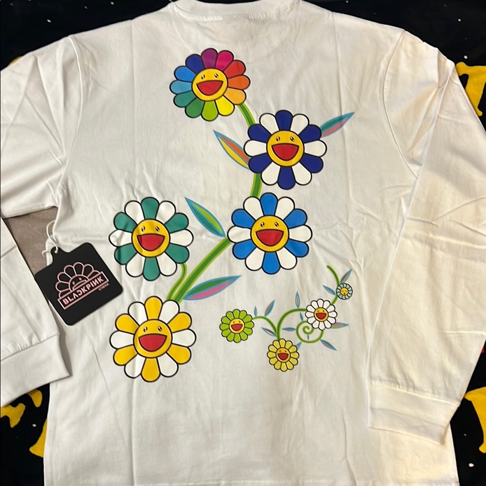 BLACK PINK - TAKASHI MURAKAMI long sleeve shirt - Picture 12 of 14